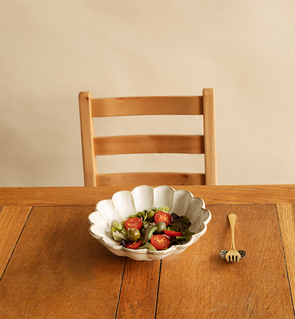 Kohyo Rinka White 21cm Bowl