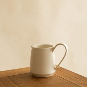 Yoshida Pottery Off-white Milk Pot