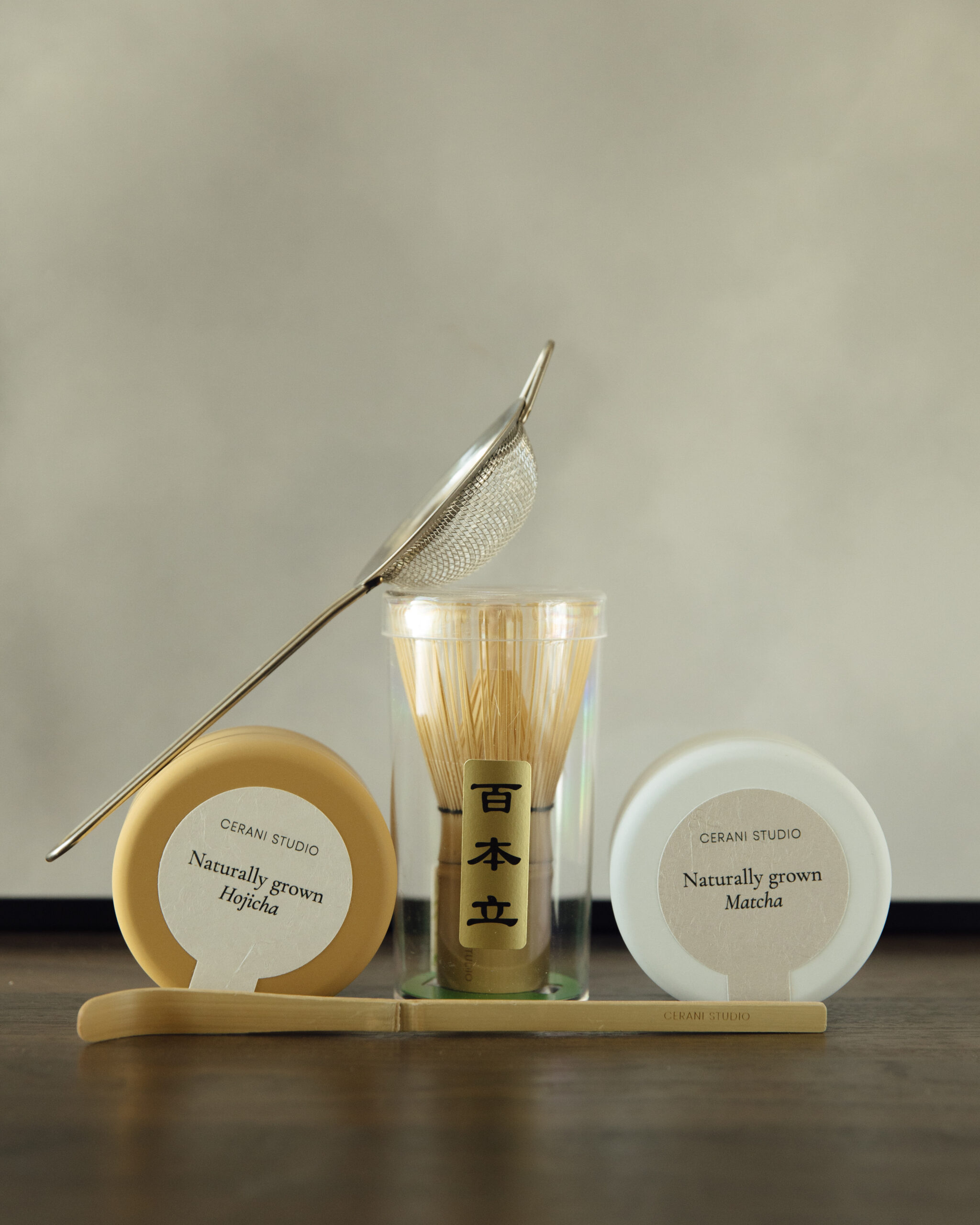 Matcha Tea Starter Gift set with Matcha/Hojicha powder (30G) - Image 2
