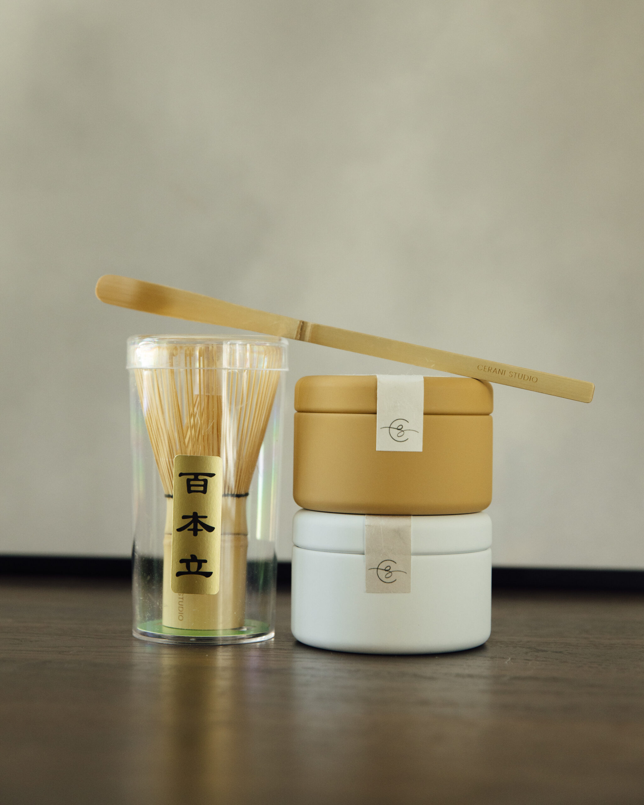 Matcha Tea Starter Gift set with Matcha/Hojicha powder (30G)