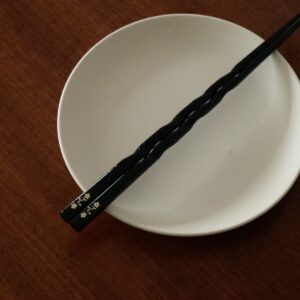 Curvy Natural wood Chopsticks