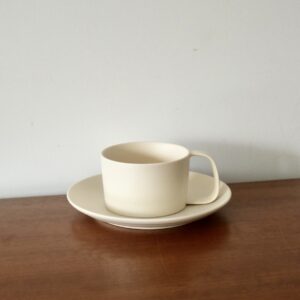 KONARE Moment White Cup and Saucer Set