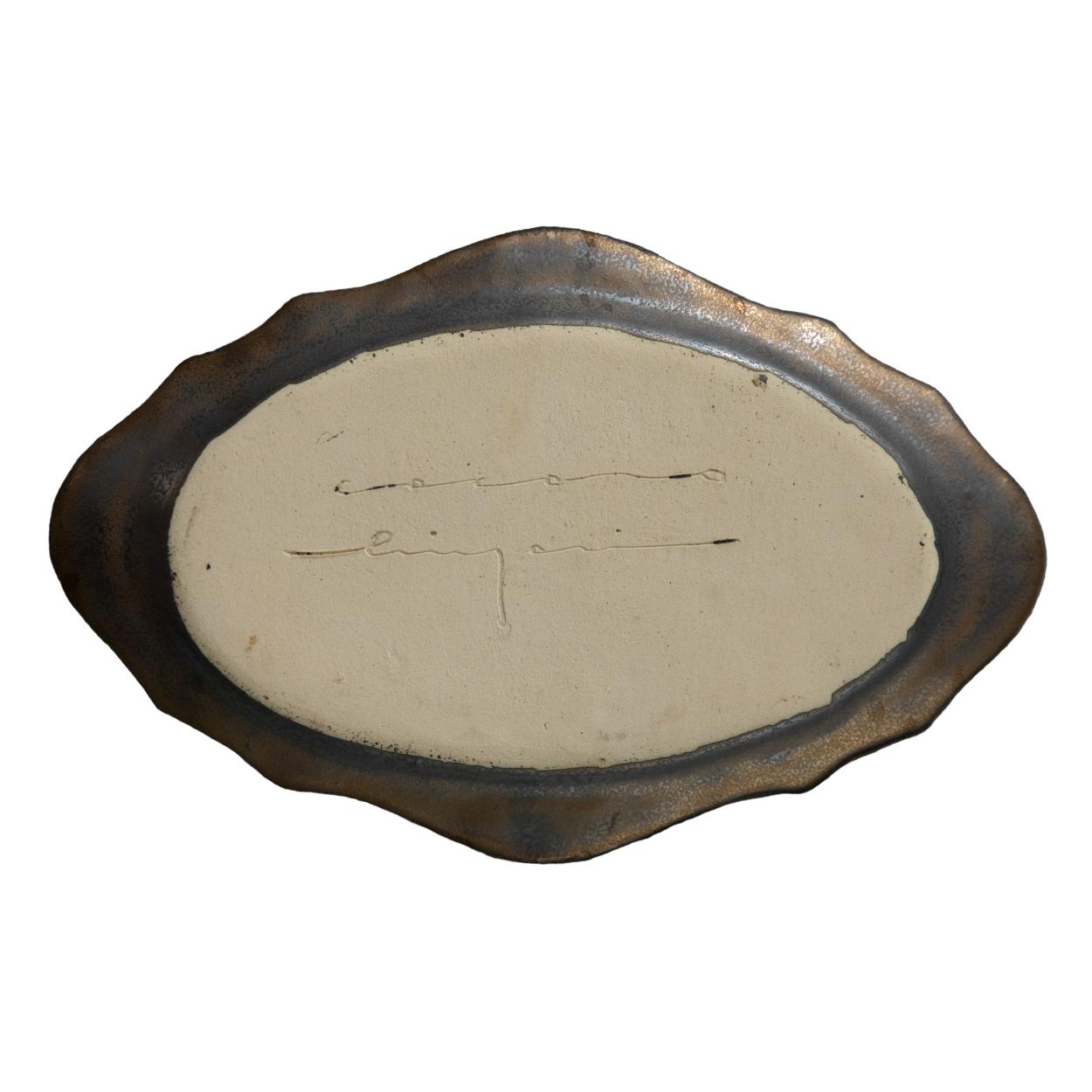 Cocoro Large Rim plate (Bronze) - Image 3
