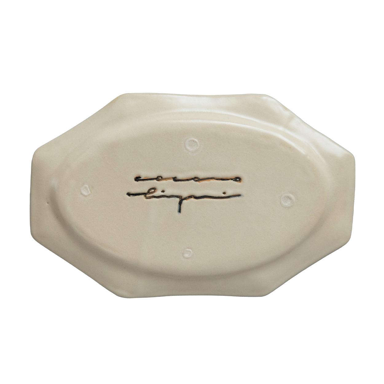 Cocoro Large Octagonal plate (Off-white) - Image 3