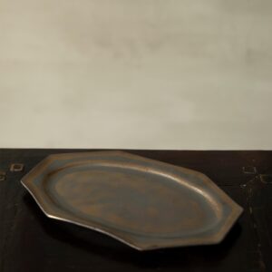 Cocoro Large Octagonal plate (Bronze)